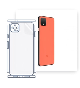 SChitec Google Pixel 4 XL Uyumlu Fullbody Arka Kaplama Hidrojel Koruyucu Film