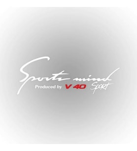 V40 Sports Mind Oto Sticker 30 cm x 11 cm yazı 546
