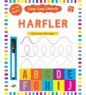 Çizgi Çizgi Etkinlik - Harfler (4+ Yaş)