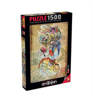 Anatolian Puzzle 1500 Parça Dünyayı Gezen Çerkes Kızı 4560