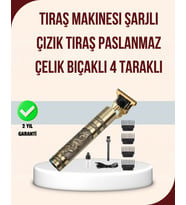 Titreşim Motorlu Erkek Saç ve Sakal Düzeltici