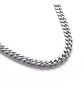 Unisex Çelik 12 mm Panzer Zincir Kolye