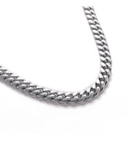 Unisex Çelik 12 mm Panzer Zincir Kolye