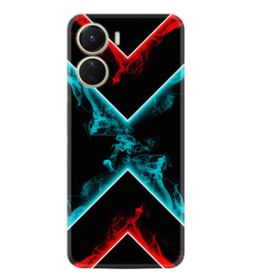 Vivo Y16 Kılıf Silikon Desen Özel Seri Smoke 1728