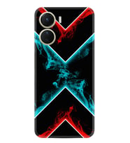 Vivo Y16 Kılıf Silikon Desen Özel Seri Smoke 1728