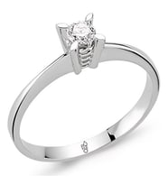 Romeo Pırlanta 0.18 Ct Tektaş Yüzük RM-10007 (Çok Renkli)
