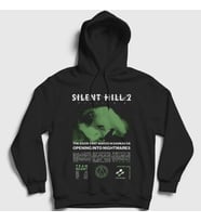 Presmono Unisex Siyah Angela Orosco Silent Hill 2 Kapüşonlu Sweatshirt 541423tt