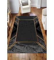 Dijital Kaymaz Taban Yıkanabilir Salon Halısı Mutfak Halısı Koridor Halısı Yolluk ND-HS-277 (Çok Renkli)