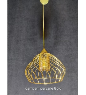 DAMPERLİ PERVANE GOLD SARKIT ARMATÜR