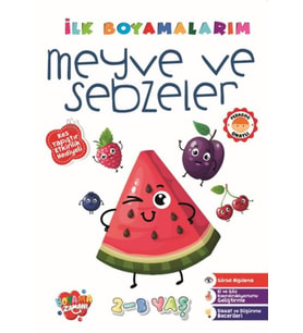 İlk Boyamalarım - Meyve veSebzeler