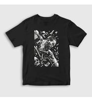Presmono Unisex Çocuk Siyah Punch Jon Jones Mma Ufc T-Shirt 428901tt