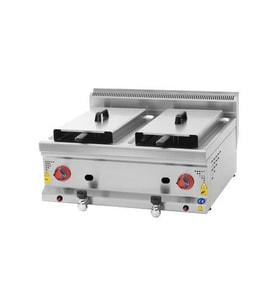 CSA Karacasan 8+8 lt 600 Seri Set Üstü Tüplü Fritöz