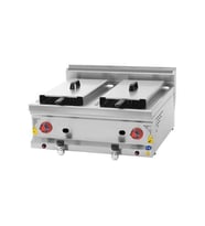 CSA Karacasan 8+8 lt 600 Seri Set Üstü Tüplü Fritöz