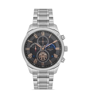 HISLON TM113S-05SR SAFİR CAM ÇELİK ERKEK KOL SAATİ