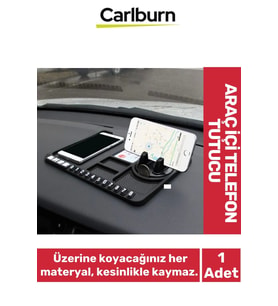 Özel Üretim Kaydırmaz Numaratör Çizdirmez Çok Fonksiyonlu Araç İçi Torpido Telefon Tutucu