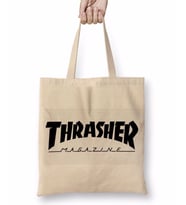 Thrasher Skateboard Magazin Bez Çanta Uzun Saplı