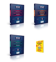 Toprak TYT Matematik Türkçe ve Fen Bilimleri 3lü Set Denemeleri + Planlama Defteri