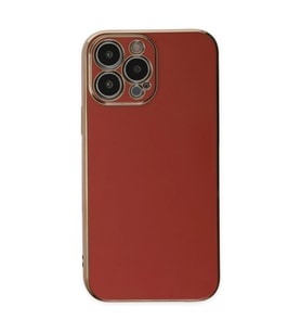 Apple İphone 15 Pro Max Kılıf Volet Silikon - Kırmızı