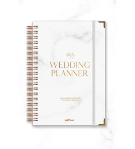 Düğün Planlayıcısı Altın Köşeli Ajanda Luxury Wedding Planner