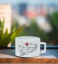 Kişiye Özel Doktor Temalı Espresso Fincan