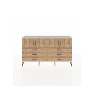 Arges Konsol 2 Raflı 6 Çekmeceli 4 Kapaklı 176x30x99 Aytaşı-Çam