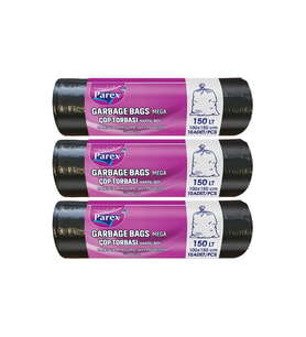 Professional 10'lu Çöp Torbası Hantal Boy 100 x 150 cm Üçlü Paket