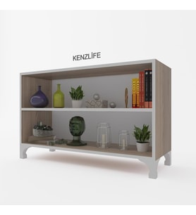 Kenzlife kitaplık tuğçe 068*090*020 crd ayaklı mutfak dolabı banyo ofis ayakkabılık kiler