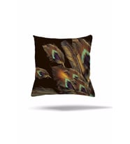 Kuş Tüyü Batik Desenli Gizli Fermuarlı Yastık Kılıfı Kırlent Kılıfı Koltuk Yastık Kılıfı (Çok Renkli)