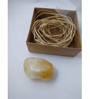 SİTRİN TAŞI BİBLO/ HAM DOĞALTAŞ BİBLO (50-55 gr)