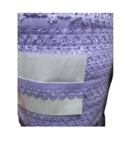 Çamaşır Lastiği Dantelli 1 Cm 1 Metre Lila