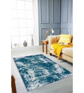Zümrüt Sade Desensiz Kaymaz Tabanlı Dekoratif Halı SS09 - 100 x 160 cm