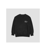 Unisex Siyah Yılbaşı Happy Hohoho to you Baskılı Oversize Kapşonsuz Sweatshirt (Siyah)
