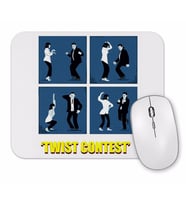 Pulp Fiction Twist Contest Concurso Danca Mia E Vicent 2 Mouse Pad.jpg