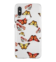 PrintiFy Xiaomi Mi 8 ile Uyumlu 1mm Slim Fit Water Color 2 Baskılı Şeffaf  Kılıf