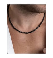 Erkek Gri Zincir Model Titanyum Ithal Kararmaz Çelik İkili Erkek Zincir Kolye