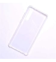 Coverzone Huawei P30 ile uyumlu K?l?f Z-Nitro Anti Shock Silikon Kapak Kamera Korumal? Anti?ok Airbag K�?e Korumal? Silikon ?effaf K?l?f