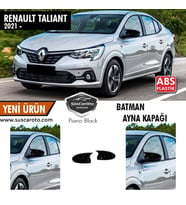 Renault Taliant Batman Yarasa Ayna Kapağı Piano Black ABS Plastik