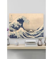 (pster20004) Dalga - The Great Wave - Katsushika Hokusai Sanatsal Poster 30 x 40