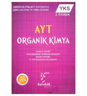 Karekök Yayıncılık Karekök AYT Organik Kimya YKS 2.Oturum (Yeni) (Çok Renkli)