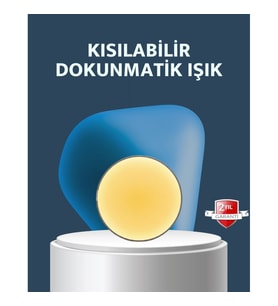 Mey İthalat® Hareket Sensörlü USB Şarjlı LED Gece Lambası Enerji Tasarruflu
