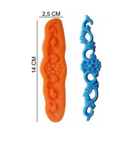 ŞEKER HAMUR KALIBI SİLİKON TAC 2,5*14 CM