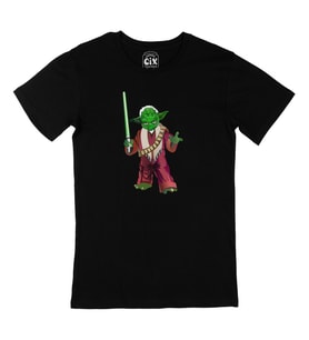 Star Wars Jedi Yoda Siyah Tişört