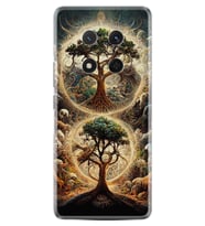 Honor Magic 7 Lite Kılıf Boutique Baskılı Resimli İkili Ağaç Pcode -036
