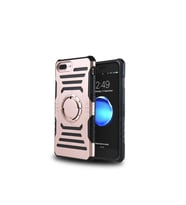 Apple iPhone 7 Plus Uyumlu Kılıf Zore 2 in 1 Kol Bandı (Rose Gold Altın)