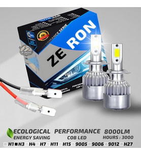 ZERON Performance Series H3 Led Xenon Şimşek Etkili Led Xenon Led Ampul