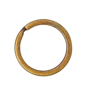 30 Adet Antik Renk 3 cm Metal Anahtarlık Halkası