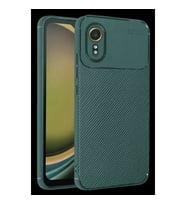 Samsung Galaxy Xcover 7 Kılıf Auto Focus Karbon Kapak - Yeşil