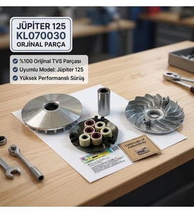 TVS Jupiter 125 Orijinal Ön Varyatör Komple (KL070030) - Ön Debriyaj Takımı Arasmto