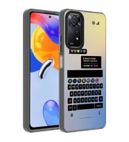 Xiaomi Redmi Note 12 Pro 4G Kılıf Desenli Zore Dragon Sert Kılıf Klavye