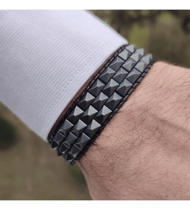 Clays Jewellery Piramit Hematit Bileklik